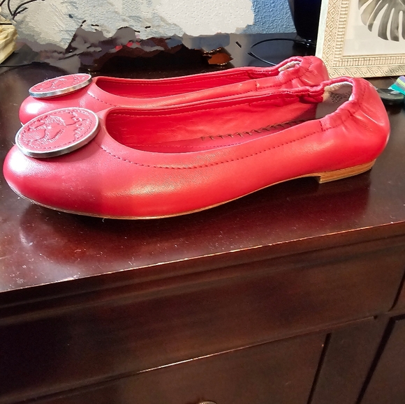 Brooks Brothers Red Ballet Leather Flats size 8 EUC - Picture 11 of 12